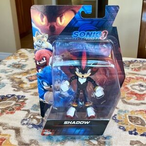 Sonic 3 Shadow Action Figure - Black/Red